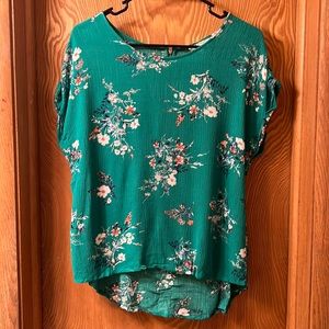 Pink Rose Top Size L